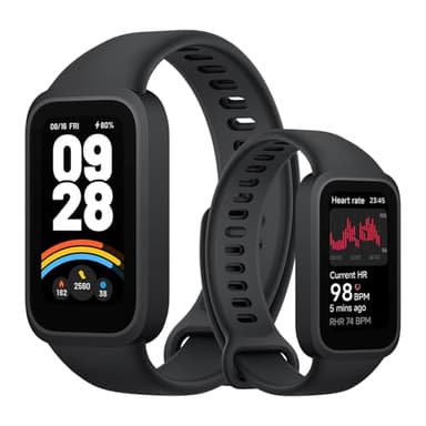 XIAOMI Smart Band 9 Active, Schermo TFT 1.47", Monitoraggio Salute: SpO2, Frequenza Cardiaca, Sonno e Stress, 50 modalità sportive, Resistenza Acqua 5 ATM, Durata Batteria 18 giorni, Nero