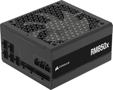 CORSAIR RM850x Alimentatore ATX a Basso Rumore Completamente Modulare – Compatibile con ATX 3.1 – Supporto PCIe 5.1 – Efficienza Cybenetics Gold – Connettore Nativo 12V-2x6 – Nero