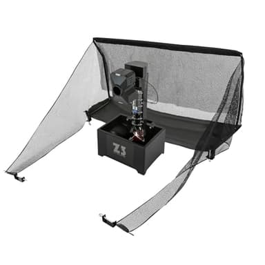 SICHENSH Macchina automatica per pallone da ping-pong, macchina per palloni, ping pong Ball con rete, diverse modalità di servizio robot da ping pong, macchina da ping pong, capacità 100 palle