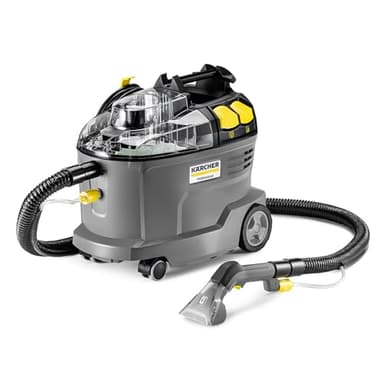 Kärcher lavatappeti e lavamoquette Puzzi 8/1, per tappezzeria e superfici tessili, serbatoio: 8 l, pressione spruzzo: 1 bar, resa superficie: 12-18 m²/h, peso: 8,6 kg, bocchetta per tappezzeria