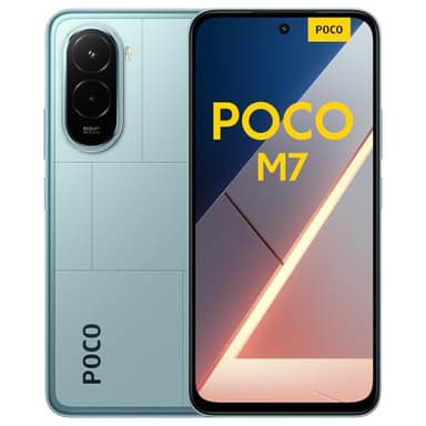 POCO M7, Smartphone 8+256GB, Display FHD+ da 6,9" 144Hz, Snapdragon 685, Doppia fotocamera AI da 50MP, Batteria da 7000mAh, Garanzia di 2 anni, Blu, Caricabatterie non incluso