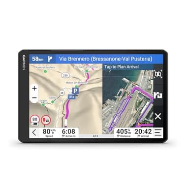 Garmin dēzl LGV720, Navigatore per Camion, GPS, Display da 7", Mappa Europa, Avvisi Meteo, Velocità del Vento, Foto satellitari della destinazione, Percorsi popolari, Traffico Live