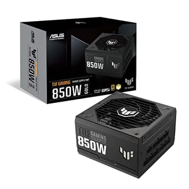 ASUS TUF Gaming 850W Alimentatore modulare, certificato Gold, ventola assiale, rivestimento PCB, compatibile con ATX 3.0