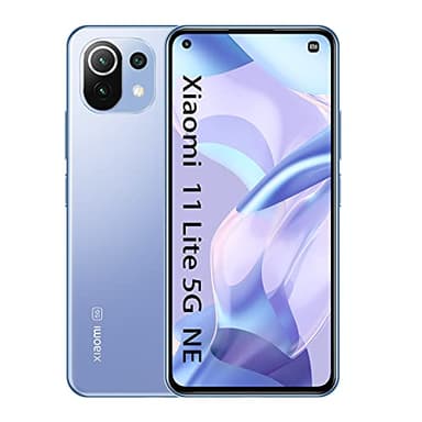 XIAOMI 11 Lite 5G NE - Smartphone 6.55” FHD+AMOLED DotDisplay, Qualcomm® Snapdragon™ 778G, Tripla fotocamera da 64MP+8MP+5MP, batteria da 4250mAh, 8+128GB Bubblegum Blue