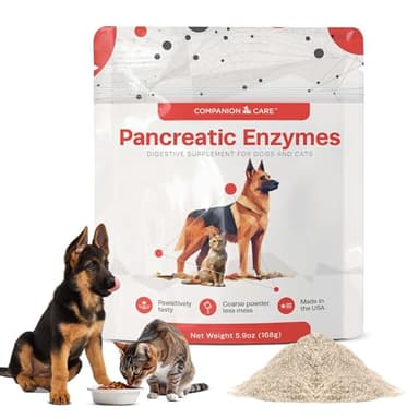 Companion Care Enzimi pancreatici per cani e gatti (6 once, 168 g)