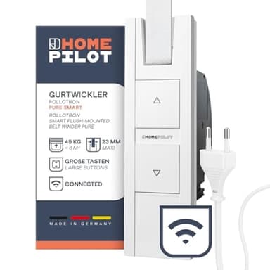 Home Pilot - Avvolgitore da incasso smart Pure per il comando di tapparelle. Tapparelle smart | Montaggio rapido – 10122345