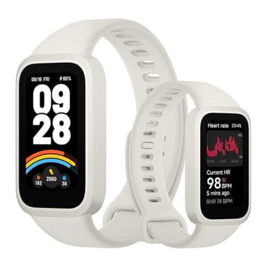 XIAOMI Smart Band 9 Active, Schermo TFT 1.47", Monitoraggio Salute: SpO2, Frequenza Cardiaca, Sonno e Stress, 50 modalità sportive, Resistenza Acqua 5 ATM, Durata Batteria 18 giorni, Beige