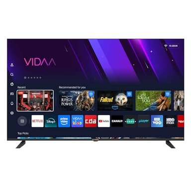 KIANO Elegance 55" Smart TV VIDAA – D-LED Full HD, Dolby Digital Plus 5.1, WiFi, 3×HDMI, 2×USB PVR, CI+, Design senza cornici