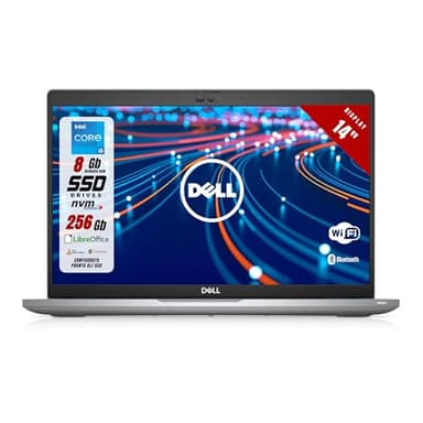 Dell Latitude 5420 - Pc Portatile Display 14" - Intel i5-1135G7 4 Core 2.40Ghz - 8 GB Ram, SSD da 256 GB - Notebook con Win 11 e Libre Office - Laptop Pronto all'uso (Ricondizionato)