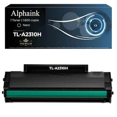 alphaink Toner TL-A2310H Nero di Ricambio, Capacità fino a 1.600 Pagine, per Stampanti Laser BP2309W BM2309W BM2309AW BP2300W BM2300W BM2300AW