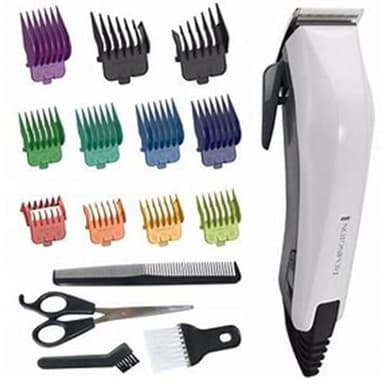 Remington Tagliacapelli, Kit Di 16 Pezzi Tra Qui 9 Pettini Diversi Colorati, Color Cut HC5035