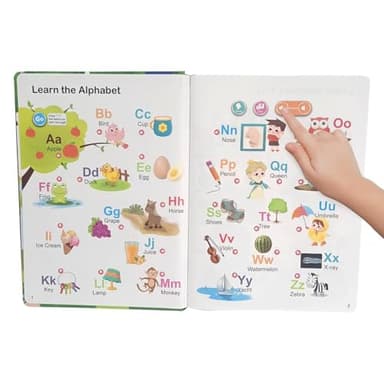 Libro Sonoro Delle Parole In Inglese – Libro Linguistico Interattivo, Pulsanti A Sfioramento Con Voce Realistica | Giochi Educativi Interattivi Per Imparare L'Inglese, Parole Per Ragazzi E