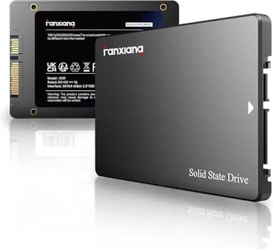 fanxiang S101 4TB SATA III 6Gb/s SSD Unità interna a stato solido da 2,5", velocità di lettura fino a 550 MB/s, compatibile con laptop e PC desktop (nero)