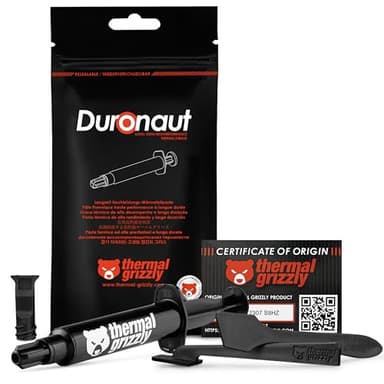 Thermal Grizzly Duronaut - Pasta termica ad alte prestazioni, 6 g, per la massima conducibilità termica durante l'overclock di CPU/GPU/PS4/PS5/Xbox