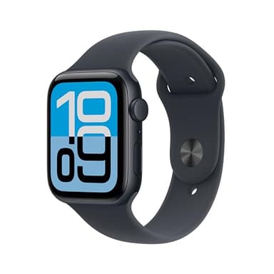 Apple Watch SE 3 GPS, Cassa 44 mm in alluminio mezzanotte con Cinturino Sport mezzanotte - M/L