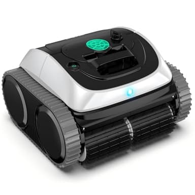 WYBOT C1-Plus Robot Piscina Pareti e Fondo, per Piscine interrate & Fuori Terra, 160min autonomia, Pulizia 4-in-1 (160m²), Navigazione Smart & App, Bianco & Verde Chiaro