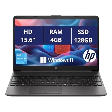 HP 250RT G9 - Notebook Display 15,6" HD - Processore Intel N150 4 Core fino a 3.6Ghz - Ram 4Gb SSD 128Gb - Pc Portatile con Windows 11 Pro