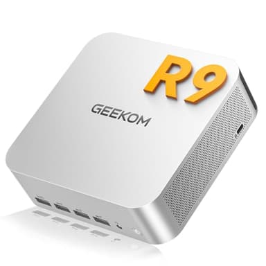 GEEKOM [2026 Edizione Mini PC AI A7 MAX con AMD Ryzen 9 7940HS,16GB DDR5 e 1TB SSD(Memoria DDR Espandibile,Non LPDDR),Mini PC Windows 11 Pro,Grafica Radeon 780M, 4 Modalità | USB4 | 8K | Lettore SD