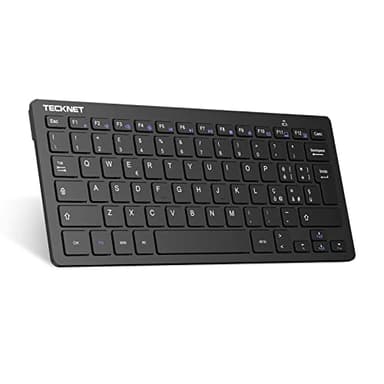 TECKNET Tastiera Wireless PC, Tastiera Senza Fili per PC Laptop Windows e Android, Durata della Batteria Molto Lunga, Layout Italiano QWERTY, Silenzioso e Ultra Sottile