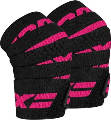 RDX Ginocchio Fascia Powerlifting Ginocchia Supporto, Approvato da IPL USPA, 200CM Lungo Pesistica Fasce Elastica Bendaggio, Knee Wraps Palestra Allenamento Squat Bodybuilding Ginnastica, Uomo Donna
