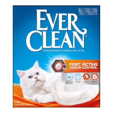 Ever Clean Lettiera con Controllo Antiodore Ad Azione Rapida Ever Clean, 10 Litri, Profumata - 9000 g