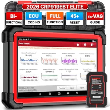 LAUNCH X431 CRP919EBT OBD2 Auto Diagnostica per Sistema Completo Diagnosi Professionale Bidirezionale 45+ Reset di Servizio, CANFD&DOIP, Codifica ECU, 2 Anni di Aggiornamento, OBD 2 Bluetooth
