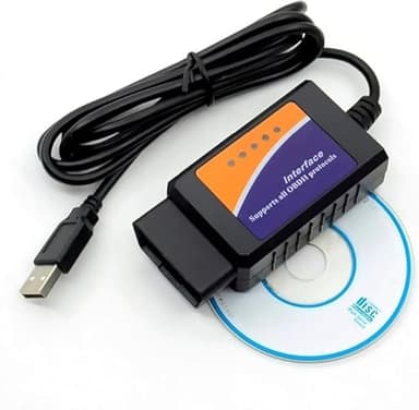 Alchiauto ELM 327 USB elm327 OBD2 V1.5 Diagnostic Cable Interface Scanner (Elm usb)