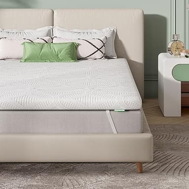 Novilla Topper 160x190, Topper Matrimoniale in Memory Foam e Schiuma Traforata Comfort 7.5cm,Tessuto Traspirante e Delicato Sulla Pelle con Elastiche Antiscivolo, Sfoderabile e Lavabile Oeko-TEX