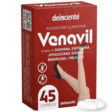Diosmina Esperidina, 1000 mg. Ideale per vene varicose capillari rotti e microcircolo. Arricchito con Bromelina per gambe gonfie e Ippocastano. Circolazione Gambe. Integratore emorroidi, diosmina