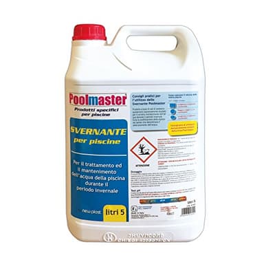New Plast 0160 - Svernante Liquido per Acqua Piscina, Tanica 5 lt, 38x28x29.5 cm