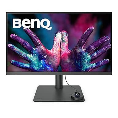 BenQ Creative Pro PD2705U Monitor 27 Pollici 4K per Designer, IPS, AQCOLOR, 99% sRGB, 99% Rec. 709, Delta E ≤ 3, Calibrazione in Fabbrica, Uniformità, 65W USB-C, HDMI, DP, KVM, Compatibile con MacBook