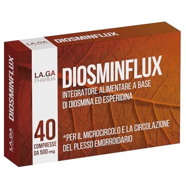 Diosmina ed Esperidina 500 mg, Integratore Microcircolo. Per Vene Varicose, Gambe Gonfie, emorroidi e Capillari Rotti. Con Diosmina, Rusco, Ippocastano, Vite Rossa, e Flavonoidi. 40 Compresse
