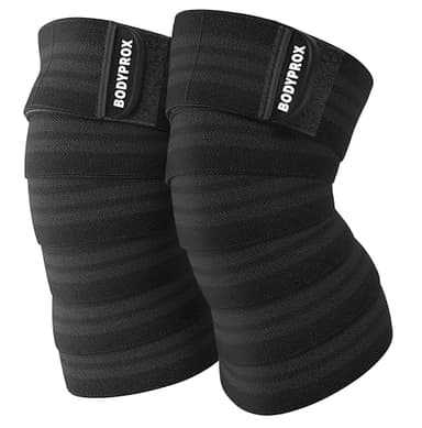 Bodyprox Ginocchiera per squat, sollevamento pesi, powerlifting, leg press e cross training, supporto per ginocchio per uomini e donne