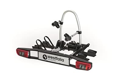 Westfalia Portabici BC 60 per Ganci di Traino, per 2 Biciclette, Adatto per E-bike, Ripiegabile